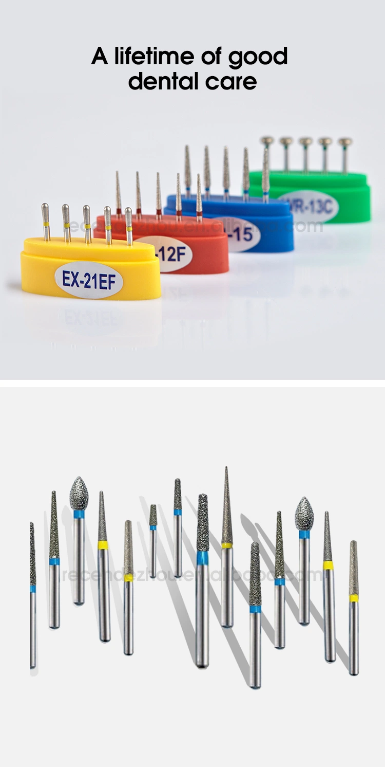 Diamond Dental Burs Dental Diamond Burs for Crown Preparation Manufacturers