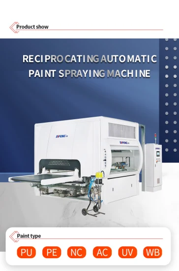 Machine de peinture par pulvérisation automatique, pour portes d'armoires de vernis, avion alternatif, offre spéciale